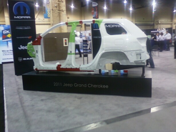 Cut-away structural Veiw, 2011 Jeep Gr. Cherokee, 2010 NACE/CARS Las Vegas