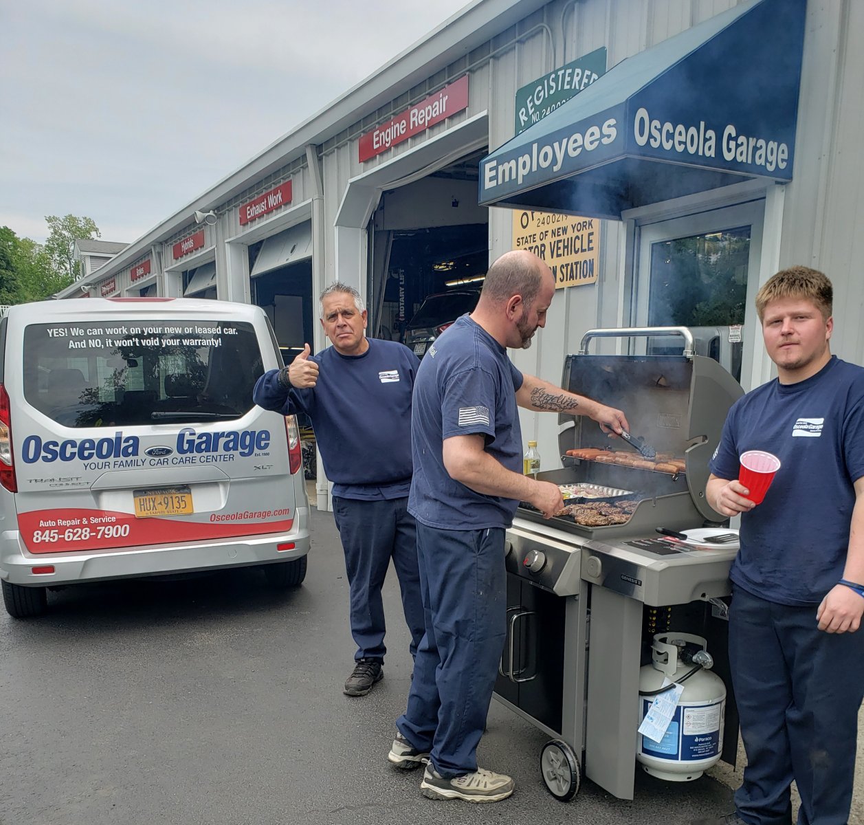 Friday BBQ at Osceola Garage, Joe Marconi